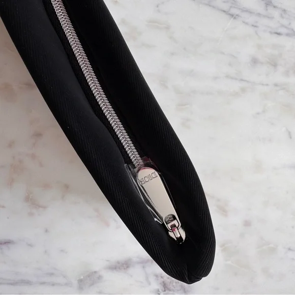 Dior // Black Clutch Makeup Bag